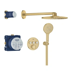 Душевая система GROHE Grohtherm SmartControl с термостатом для душа, холодный рассвет матовый (34863GN0)