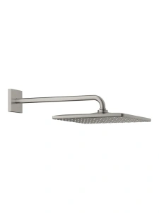 Верхний душ GROHE Rainshower Mono 310 Cube, 7,5 л/мин, 1 режим, 422 мм, сатиновая сталь (26564MS0)