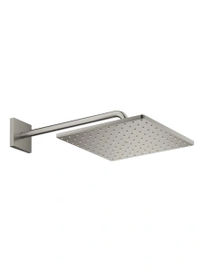 Верхний душ GROHE Rainshower Mono 310 Cube, 7,5 л/мин, 1 режим, 422 мм, сатиновая сталь (26564MS0)