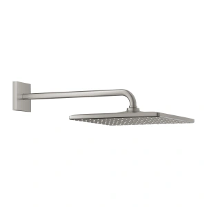 Верхний душ GROHE Rainshower Mono 310 Cube, 7,5 л/мин, 1 режим, 422 мм, суперсталь (26564DC0)