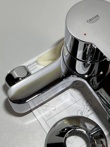 Смеситель для ванны GROHE BauEdge, хром (23334000/UA), уцененный товар