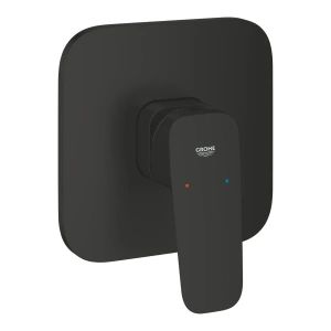 Внешняя часть смесителя для ванны GROHE Cubeo, матовый черный (1017772430)