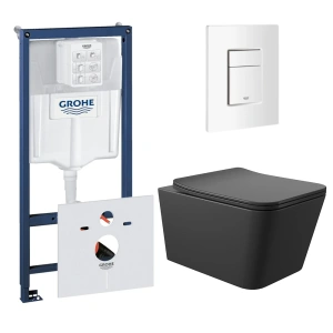 Комплект инсталляции GROHE Rapid SL 38772SH0 с унитазом Aqueduto MACIO MACT2140 и сиденьем с микролифтом (NW0554)