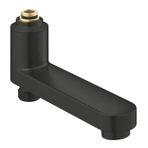 Излив для смесителей GROHE поворотный со встроенным переключателем ванна/душ, матовый черный (134502430)