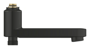 Излив для смесителей GROHE поворотный со встроенным переключателем ванна/душ, матовый черный (134502430)