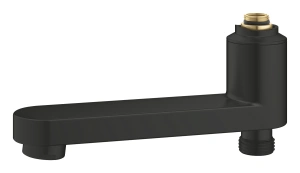 Излив для смесителей GROHE поворотный со встроенным переключателем ванна/душ, матовый черный (134502430)