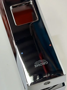 Смеситель для раковины GROHE Eurocube с донным клапаном, M-size, хром (23445000/U), уцененный товар