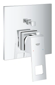 Внешняя часть смесителя для ванны GROHE Eurocube с переключателем на 2 положения, хром (24062000)