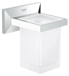 Стакан для зубных щеток GROHE Allure Brilliant с держателем, хром (40493000)