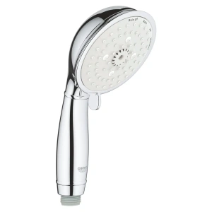 Душевой гарнитур GROHE Tempesta Rustic 100 с мыльницей, 4 режима струи, душевая штанга 600 мм, 9,5 л/мин, хром (26086001)