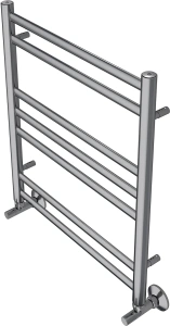 Полотенцесушитель водяной Aquatek Оберон П7 500x600, хром AQ RO0760CH