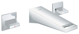 Внешняя часть смесителя для раковины GROHE Allure Brilliant настенного монтажа на 3 отверстия, вынос 161 мм, хром (20346000)