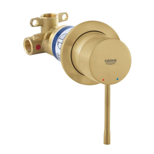 Смеситель для душа GROHE Essence в комплекте с монтажной частью, холодный расвет матовый (29197GN0)