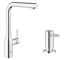 Готовый набор для кухни GROHE Essence+, хром (NK0021)