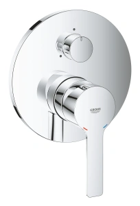 Внешняя часть смесителя для ванны GROHE Lineare с переключателем на 3 положения, хром (24095001)