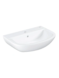 Комплект для ванной GROHE: раковина Bau Ceramic 60 см с инфракрасным смесителем Eurosmart Cosmopolitan E, альпин-белый/хром (NC0010)