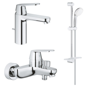 Готовый комплект для ванной комнаты GROHE Eurosmart Cosmopolitan, хром (1000179)