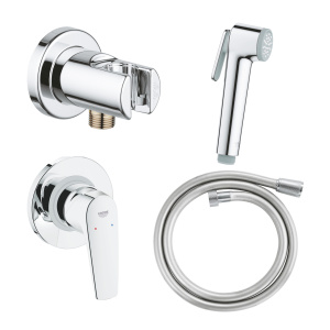 Набор для гигиенического душа скрытого монтажа GROHE BauFlow, хром (NH0001)