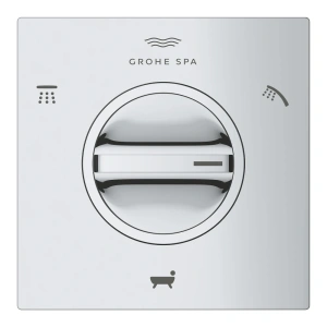 Внешняя часть переключателя потоков GROHE Allure на 3 положения, хром (19590001)