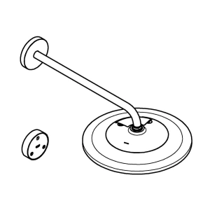 Верхний душ GROHE Rainshower 310 SmartConnect, 9,5 л/мин, 2 режима, 422 мм, хром (26640000)