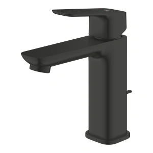 Смеситель для раковины GROHE Cubeo с донным клапаном, M-size, черный матовый (1017562430)