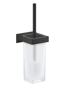 Туалетный ёршик GROHE Selection Cube с держателем, матовый черный (408572430)