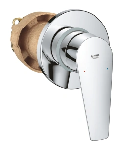 Смеситель для душа GROHE BauEdge в комплекте с монтажной частью, хром (29040001)