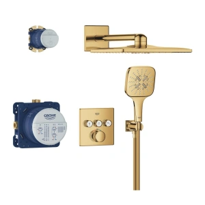 Душевая система GROHE Grohtherm SmartControl с термостатом для душа, холодный рассвет глянец (34864GL0)