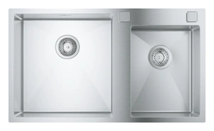 Мойка из нержавеющей стали GROHE K700 с 2 чашами, 860 x 500 мм, хром (31855SD0)