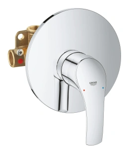 Смеситель для душа GROHE Eurosmart скрытого монтажа, в комплекте с монтажной частью, хром (33556002)