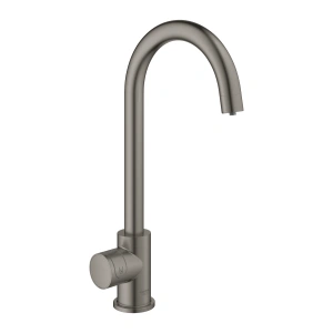 Кран для кухонной мойки GROHE Blue Home Mono с системой фильтрации, охлаждения и газирования воды, Wi-Fi, темный графит матовый (31498AL1)
