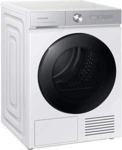 Сушильная машина Samsung Bespoke ИИ DV90BB9445GHLP с тепловым насосом, 9 кг, белый