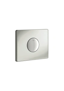 Панель смыва для унитаза GROHE Skate для вертикального монтажа с 1 режимом смыва, матовый хром (37547P00)