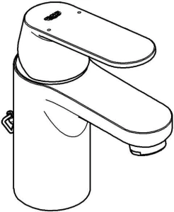 Смеситель для раковины GROHE Eurosmart Cosmopolitan, S-size, хром (3282700E)