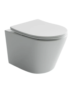 Подвесной унитаз Ceramicanova Балеарика безободковый, белый (CN6000)