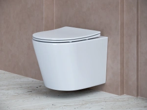 Подвесной унитаз Ceramicanova Балеарика безободковый, белый (CN6000)