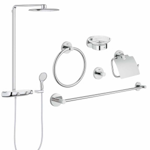 Готовый комплект для душа GROHE Rainshower SmartControl 360 MONO с набором аксессуаров 5 в 1 (NSB0141)