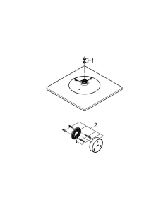 Верхний душ GROHE Rainshower 310 SmartConnect, 9,5 л/мин, 2 режима, хром (26643000)