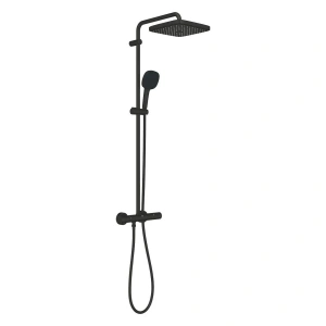 Душевая система GROHE Tempesta System 250 Cube с термостатом для душа, черный (266892431)