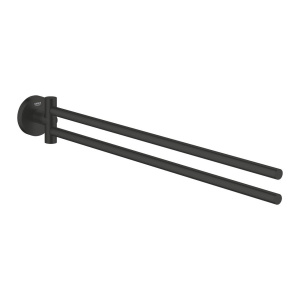 Держатель для полотенца GROHE Essentials, 439 мм, матовый чёрный (1024672430)