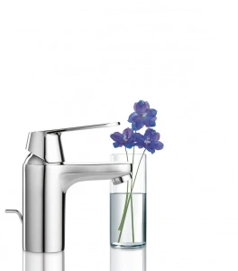 Смеситель для раковины GROHE Eurosmart Cosmopolitan с донным клапаном, низкий излив, хром (32825000)