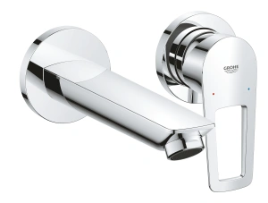 Смеситель для раковины GROHE BauLoop в комплекте с монтажной частью, хром (20289001)