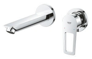 Смеситель для раковины GROHE BauLoop в комплекте с монтажной частью, хром (20289001)