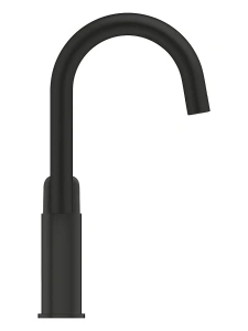 Смеситель для раковины GROHE Cubeo с донным клапаном, L-size, матовый черный (1017712430)