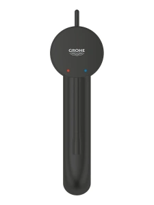 Смеситель для раковины GROHE Essence с донным клапаном, S-size, матовый черный (235892431)