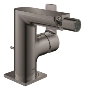 Смеситель для биде GROHE Allure с донным клапаном, темный графит глянец (24160A01)