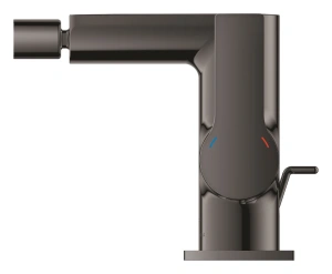 Смеситель для биде GROHE Allure с донным клапаном, темный графит глянец (24160A01)