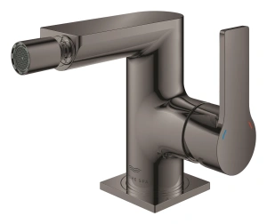 Смеситель для биде GROHE Allure с донным клапаном, темный графит глянец (24160A01)