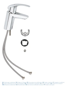 Смеситель для раковины GROHE Eurosmart, S-size, хром (32467002)