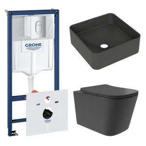 Комплект инсталляции GROHE Rapid SL NW0145/S с унитазом Aqueduto MACIO Plus MACT0240 и раковиной Aqueduto ESPIRAL ESP0340 (NW0397)